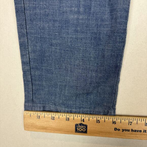Abercrombie & Fitch Langdon Slim Fit Chino Pants Mens 29x30 Blue Stretch Cotton - Picture 14 of 16